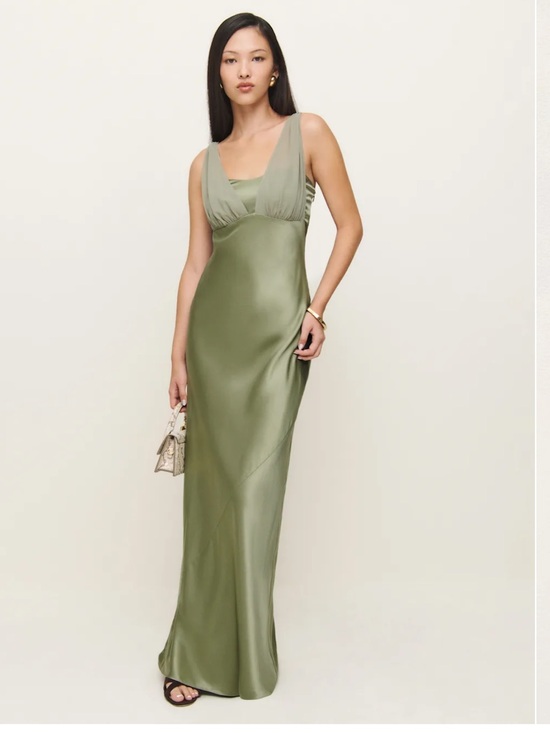 Reformation Dresses & Skirts - Reformation Lune Dress Green - Size 2